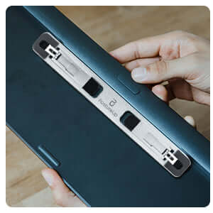 Invisible Aluminum Laptop Riser adhesive