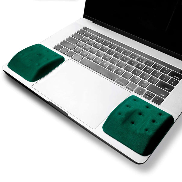 laptop wrist rests wavepads forest green