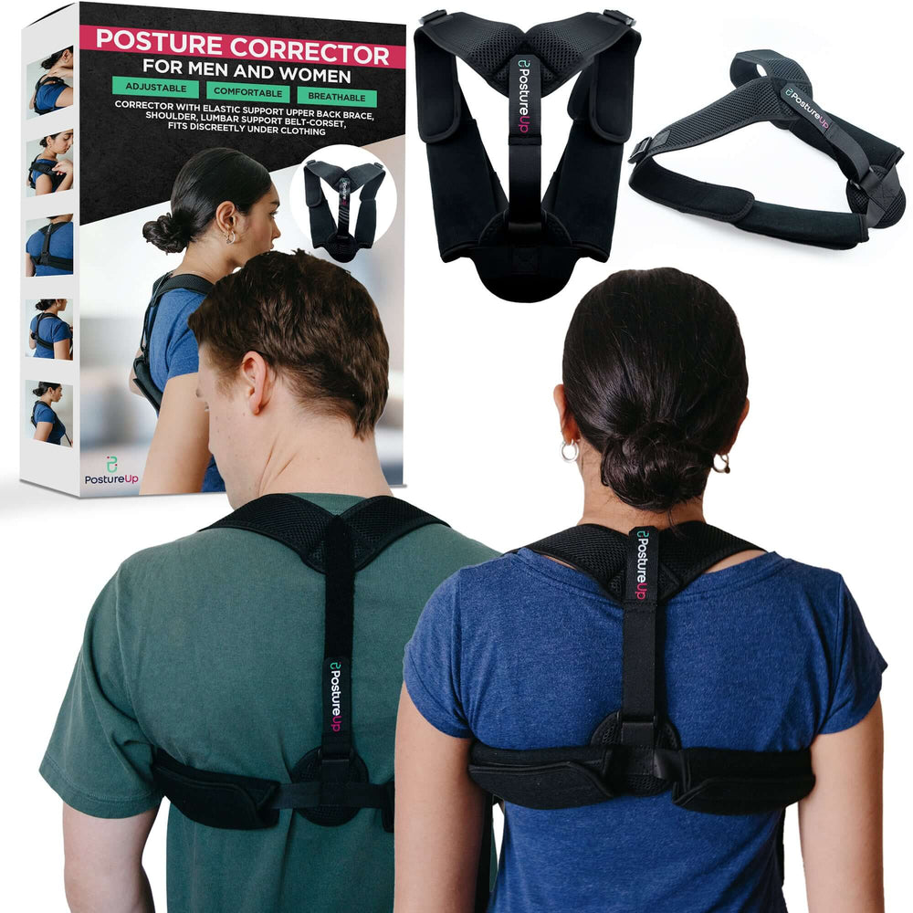 Unisex posture corrector for upper back in box